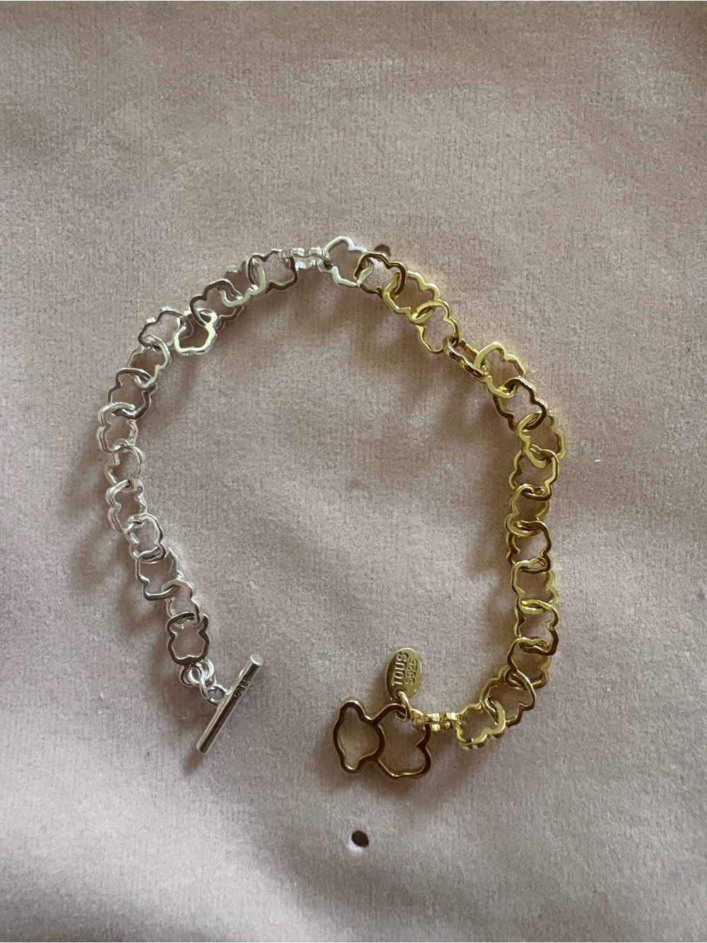 TOUS Two-tone TOUS Carrusel bear-motif Bracelet Carrusel Bear-Motif Bracelet